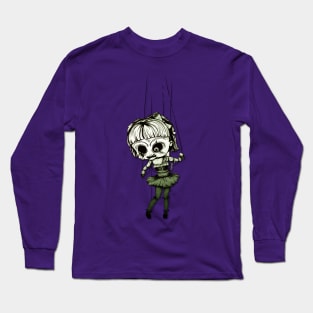 Marionette Skull Doll Long Sleeve T-Shirt